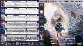 Disney • Pixar Collection - Set 5 (4K)3142 x 174815mm Blu-ray Cover by tmscrapbook