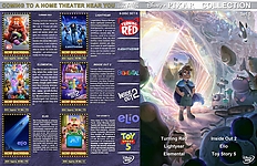 Disney • Pixar Collection - Set 53370 x 217522mm DVD Cover by tmscrapbook