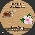 Death in Paradise - Season 15, Disc 31500 x 1500DVD Disc Label by tmscrapbook