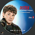Dexter: Resurrection - Season 1, Disc 21500 x 1500DVD Disc Label by tmscrapbook