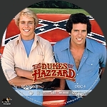 Dukes of Hazzard - Season 6, Disc 41500 x 1500DVD Disc Label by tmscrapbook