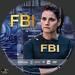 FBI - Season 8, Disc 11500 x 1500DVD Disc Label by tmscrapbook