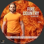 Fire Country - Season 1, Disc 11500 x 1500DVD Disc Label by tmscrapbook