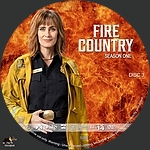 Fire Country - Season 1, Disc 31500 x 1500DVD Disc Label by tmscrapbook