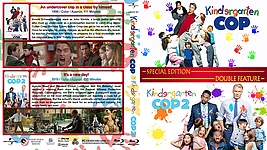 Kindergarten Cop Double Feature3118 x 174812mm Blu-ray Cover by tmscrapbook