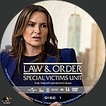 Law & Order: Special Victims Unit - Season 27, Disc 11500 x 1500DVD Disc Label by tmscrapbook