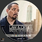 Law & Order: Special Victims Unit - Season 27, Disc 21500 x 1500DVD Disc Label by tmscrapbook