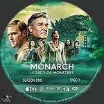Monarch Legacy of Monsters - Season 1, Disc 11500 x 1500DVD Disc Label by tmscrapbook