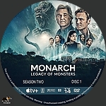 Monarch Legacy of Monsters - Season 2, Disc 11500 x 1500DVD Disc Label by tmscrapbook