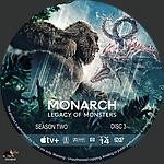 Monarch Legacy of Monsters - Season 2, Disc 31500 x 1500DVD Disc Label by tmscrapbook