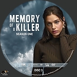 Memory of a Killer - Season 1, Disc 31500 x 1500DVD Disc Label by tmscrapbook