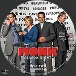 Monk - Season 8, Disc 21500 x 1500DVD Disc Label by tmscrapbook