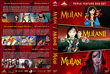 Mulan Triple Feature3240 x 217514mm DVD Cover by tmscrapbook