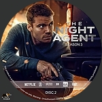 The Night Agent - Season 3, Disc 21500 x 1500DVD Disc Label by tmscrapbook