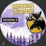 Northern Exposure - Season 2, Disc 11500 x 1500DVD Disc Label by tmscrapbook