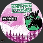 Northern Exposure - Season 3, Disc 11500 x 1500DVD Disc Label by tmscrapbook
