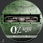 OZ - Season 1, Disc 21500 x 1500DVD Disc Label by tmscrapbook
