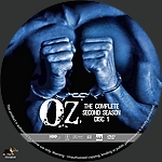 OZ - Season 2, Disc 11500 x 1500DVD Disc Label by tmscrapbook