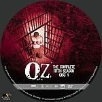 OZ - Season 5, Disc 11500 x 1500DVD Disc Label by tmscrapbook