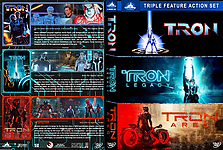 Tron Triple Feature3240 x 217514mm DVD Cover by tmscrapbook
