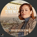 Will Trent  - Season 3, Disc 31500 x 1500DVD Disc Label by tmscrapbook