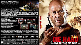 Die Hard 4 Live Free or Die Hard 20073173 x 176210mm Blu-ray Cover by Wrench