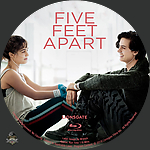 Five Feet Apart 20191500 x 1500Blu-ray Disc Label by Wrench