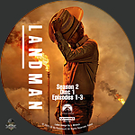 Landman D1 2025-26 TV Series S21500 x 1500UHD Disc Label by Wrench