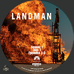 Landman  D1a 2024 TV Series S11500 x 1500UHD Disc Label by Wrench