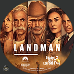 Landman D2 2025-26 TV Series S21500 x 1500UHD Disc Label by Wrench