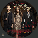 Vampire Diaries,The S2D21500 x 1500DVD Disc Label by Wrench