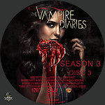 Vampire Diaries,The S3D31500 x 1500DVD Disc Label by Wrench