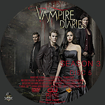 Vampire Diaries,The S3D51500 x 1500DVD Disc Label by Wrench