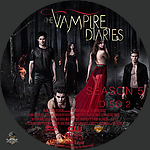 Vampire Diaries,The S5D21500 x 1500DVD Disc Label by Wrench