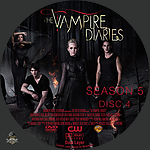 Vampire Diaries,The S5D41500 x 1500DVD Disc Label by Wrench