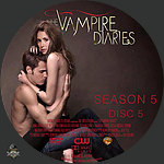 Vampire Diaries,The S5D51500 x 1500DVD Disc Label by Wrench
