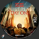 Quiet Place: Day One, A (2024)1500 x 1500UHD Disc Label by BajeeZa