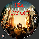 Quiet Place: Day One, A (2024)1500 x 1500DVD Disc Label by BajeeZa