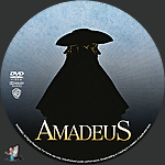 Amadeus (1984)1500 x 1500DVD Disc Label by BajeeZa