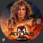 Atlas (2024)1500 x 1500UHD Disc Label by BajeeZa