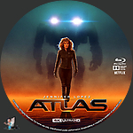 Atlas (2024)1500 x 1500UHD Disc Label by BajeeZa