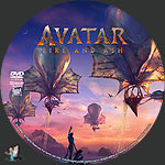 Avatar: Fire and Ash (2025)1500 x 1500DVD Disc Label by BajeeZa