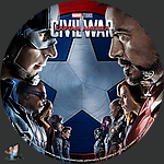 Captain America: Civil War (2016)1500 x 1500DVD Disc Label by BajeeZa