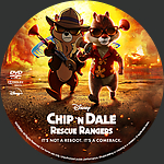 Chip 'n' Dale: Rescue Rangers (2022)1500 x 1500DVD Disc Label by BajeeZa