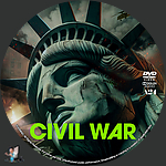 Civil War (2024)1500 x 1500DVD Disc Label by BajeeZa
