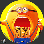 Despicable Me 4 (2024)1500 x 1500DVD Disc Label by BajeeZa