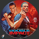 Double Impact (1991)1500 x 1500UHD Disc Label by BajeeZa