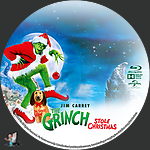 How the Grinch Stole Christmas (2000)1500 x 1500Blu-ray Disc Label by BajeeZa