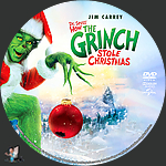 How the Grinch Stole Christmas (2000)1500 x 1500DVD Disc Label by BajeeZa