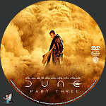 Dune: Part Three (2026)1500 x 1500DVD Disc Label by BajeeZa